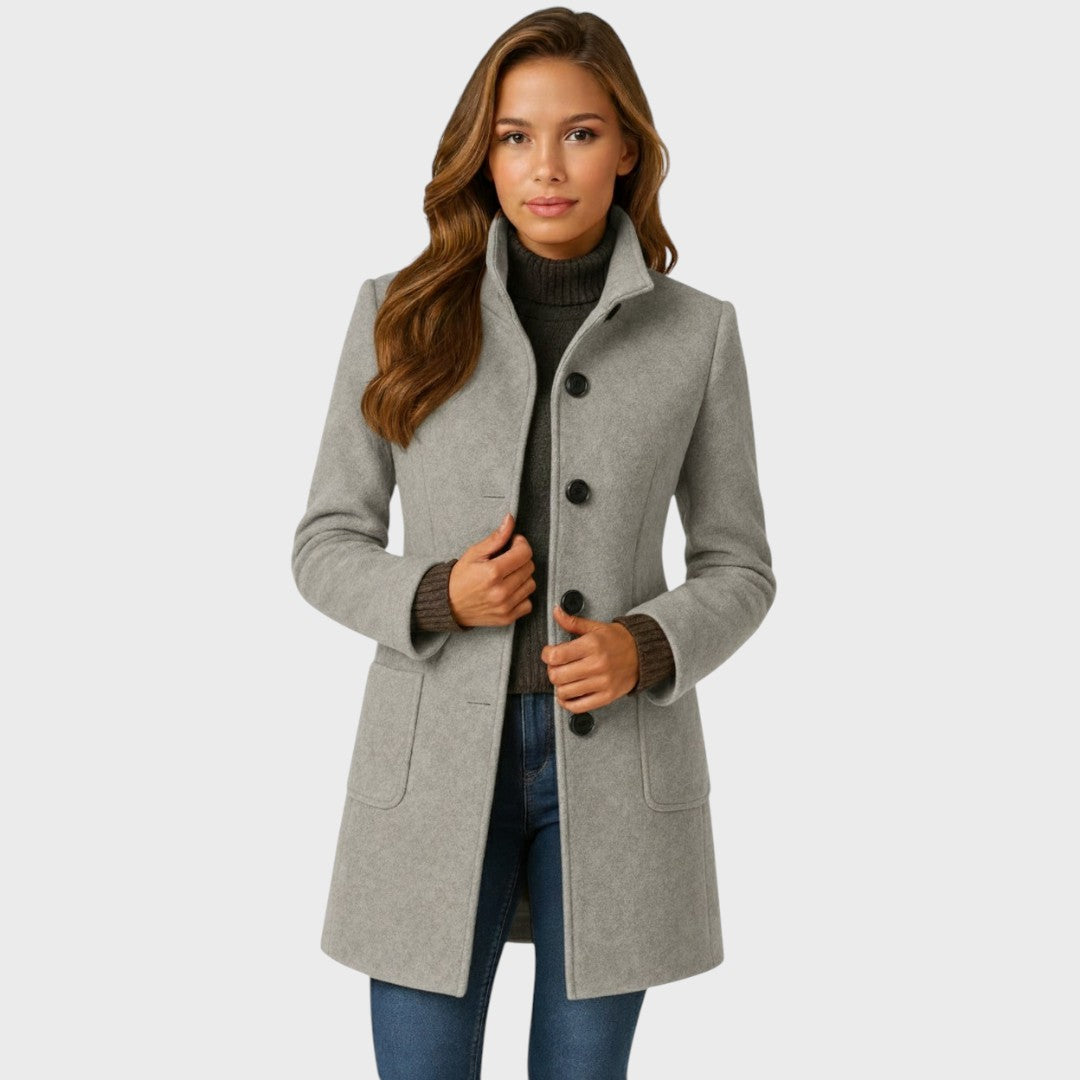 Jasmine | Elegante e Strutturato Cappotto Donna Classico con Bottoni 3