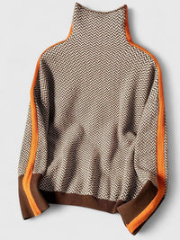 Nora | Maglione a collo alto moderno e comodo