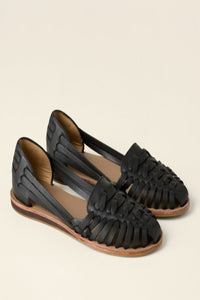 Clara | Sandali Huarache intrecciati in vera pelle