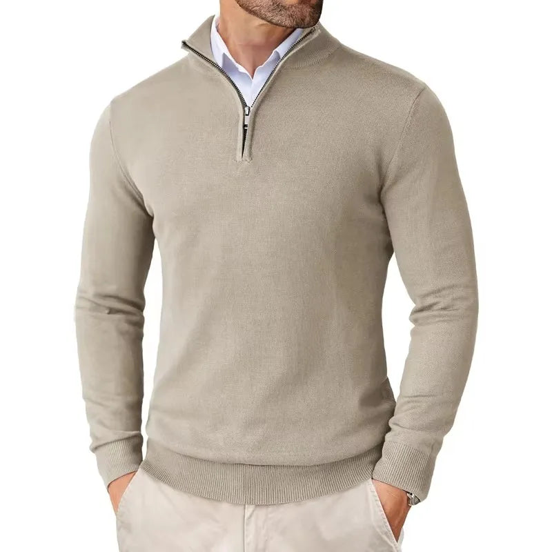 Jibbe | Maglione da Uomo – Elegante, Comodo &amp; Versatile con Cerniera 10