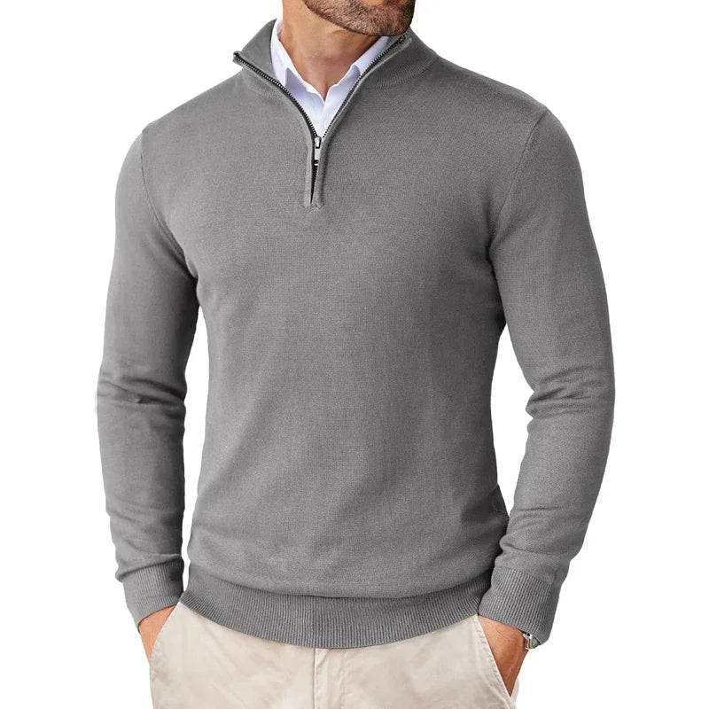 Jibbe | Maglione da Uomo – Elegante, Comodo &amp; Versatile con Cerniera 11