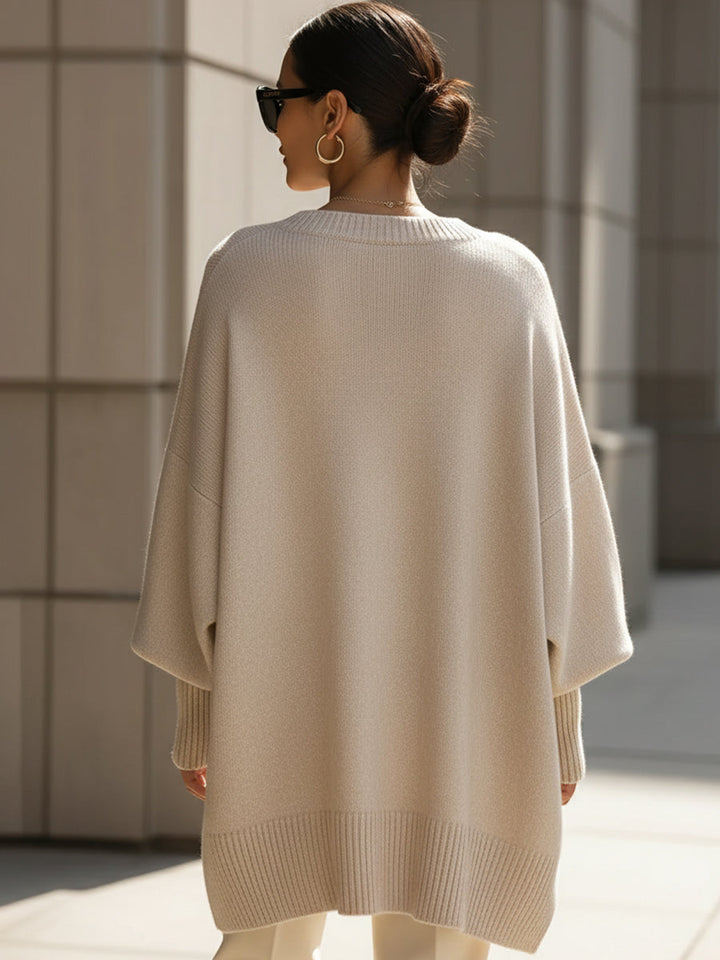 Jovial | Elegante Maglione Donna Oversize in Misto Lana – Comfort e Stile per Ogni Occasione 3