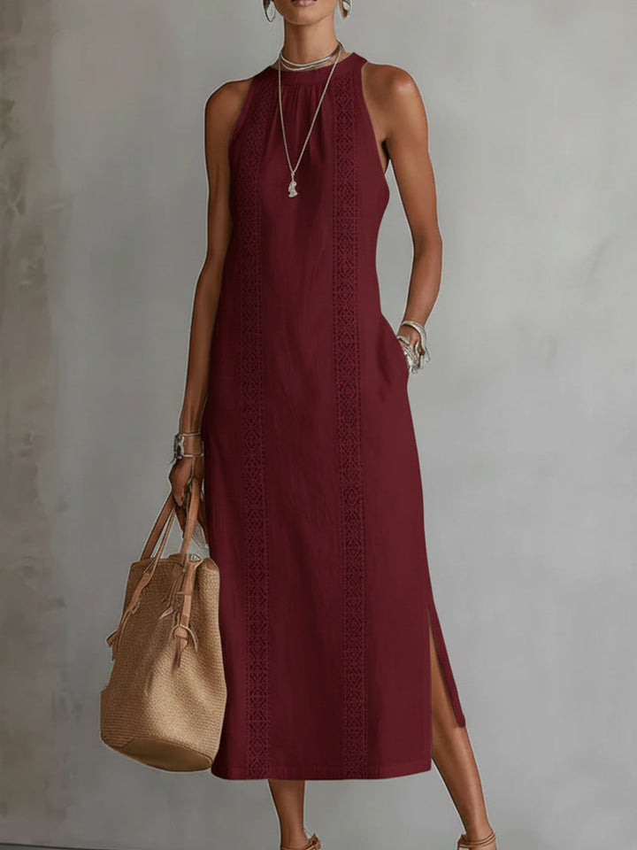 Jovial | Elegante e Leggero Abito Midi da Donna Smanicato 4