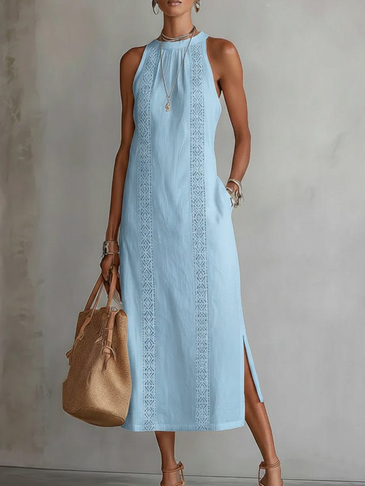 Jovial | Elegante e Leggero Abito Midi da Donna Smanicato 5