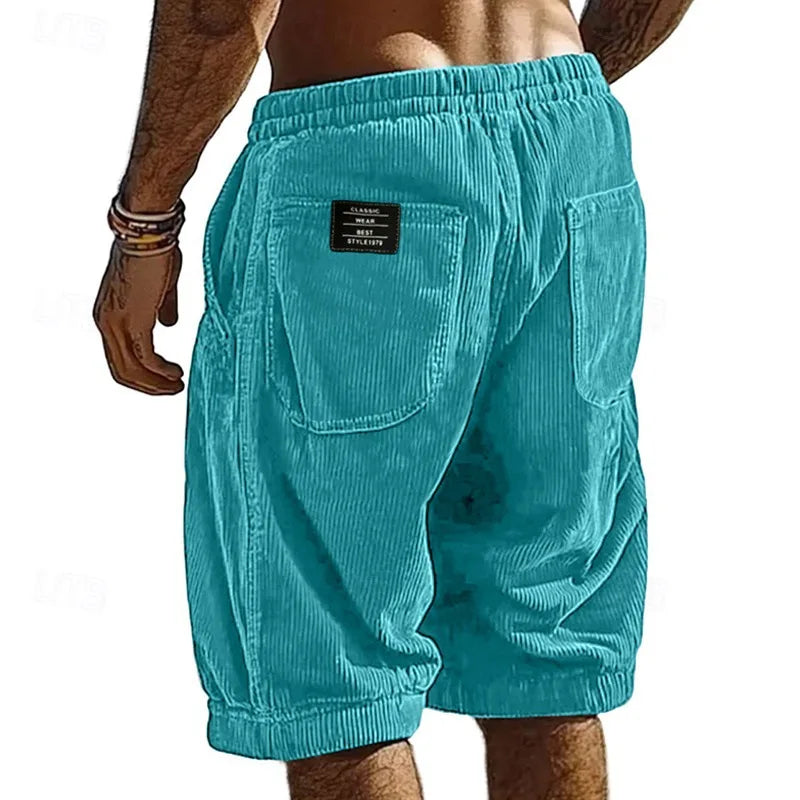 Jovial | Eleganti Pantaloncini Uomo in Velluto a Coste, Comfort e Stile Casual 6