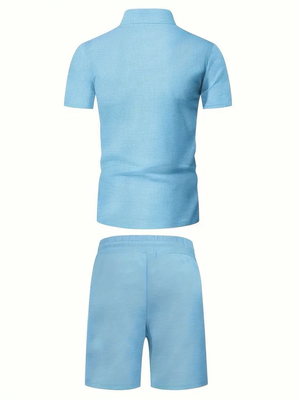 Jovian | Elegante e Comodo Set di Camicia e Pantaloncini per Uomo – Slim Fit e Tessuto Traspirante 8