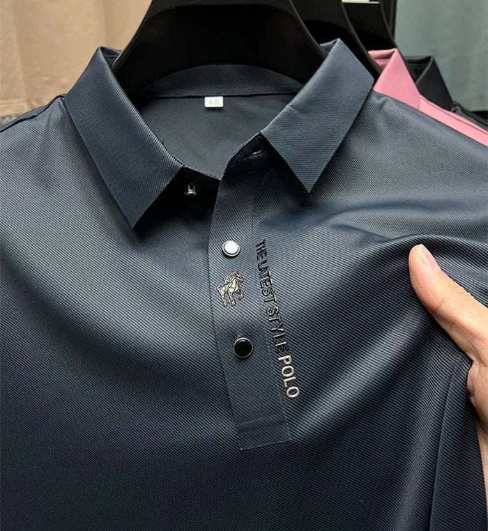 Jovian | Elegante e Traspirante Polo da Uomo in Cotone Elasticizzato 0