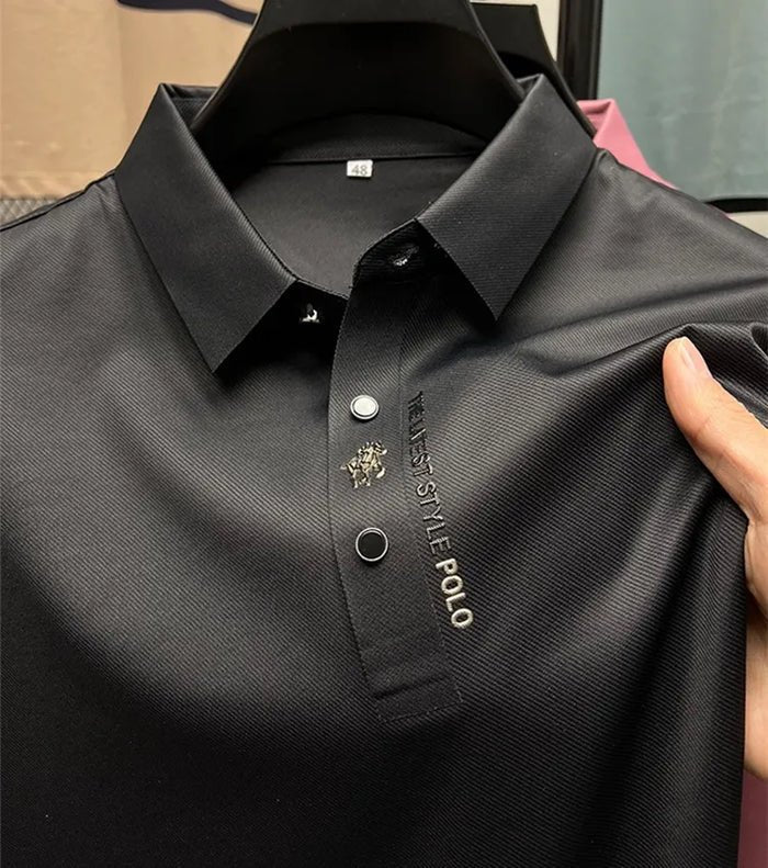 Jovian | Elegante e Traspirante Polo da Uomo in Cotone Elasticizzato 3