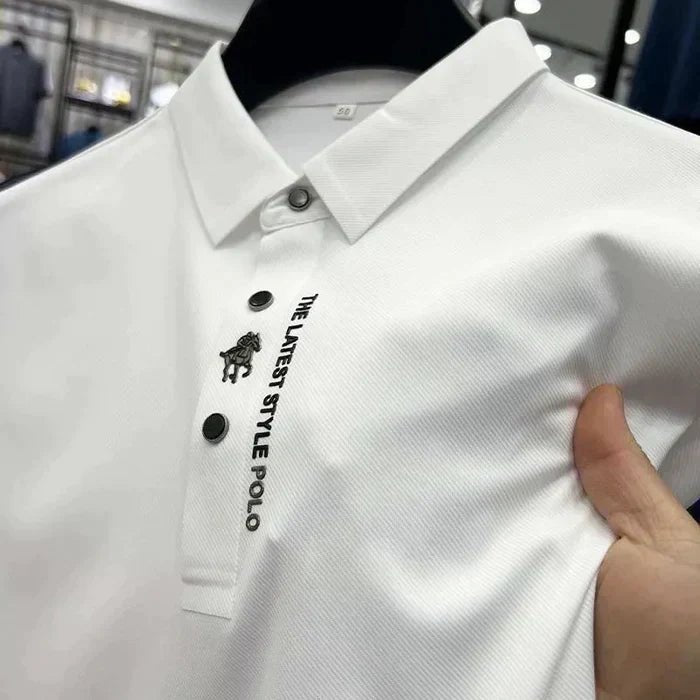 Jovian | Elegante e Traspirante Polo da Uomo in Cotone Elasticizzato 4