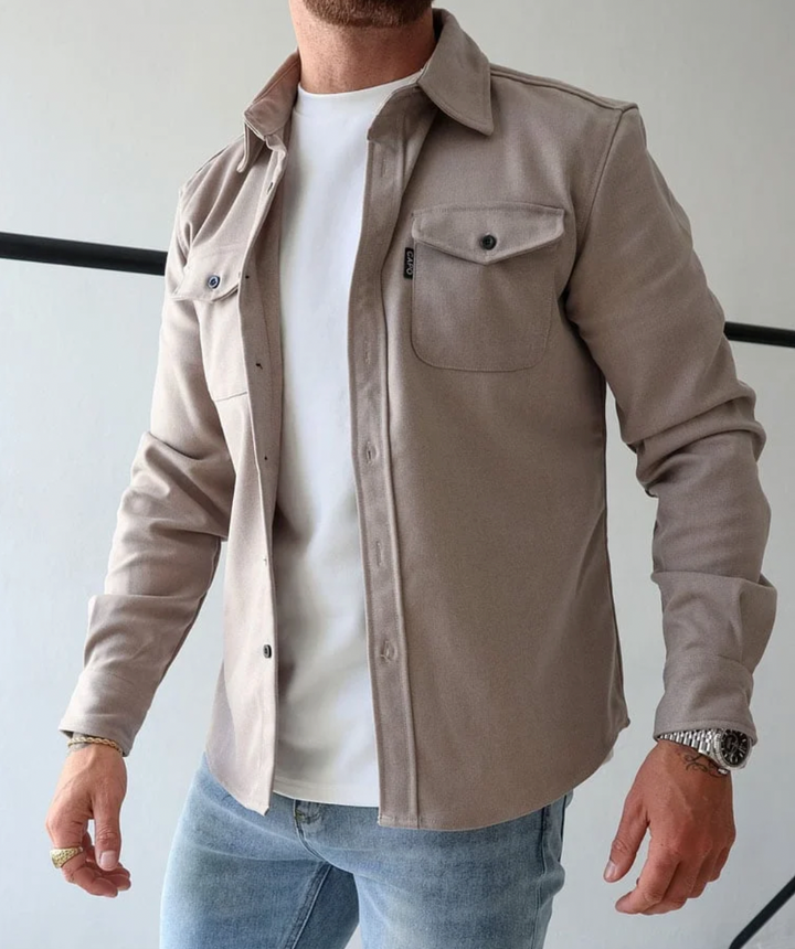 Jovian | Giacca Camicia Uomo Traspirante Elegante Comfort Fit 1