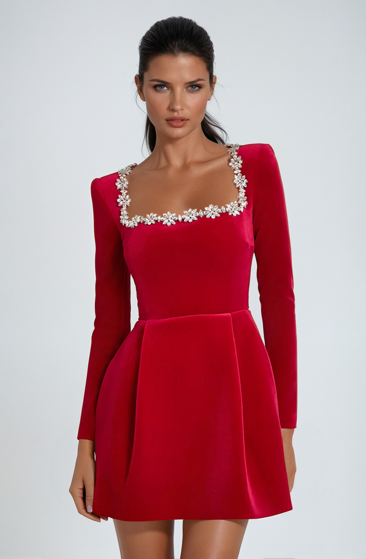 Jovita | Abito da Sposa Mini Elegante Moderno Femminile Leggero Comfort 5