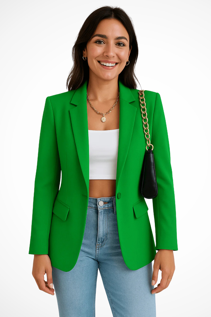 Jovita | Elegante e Strutturato Blazer a Un Bottone per Donna 10