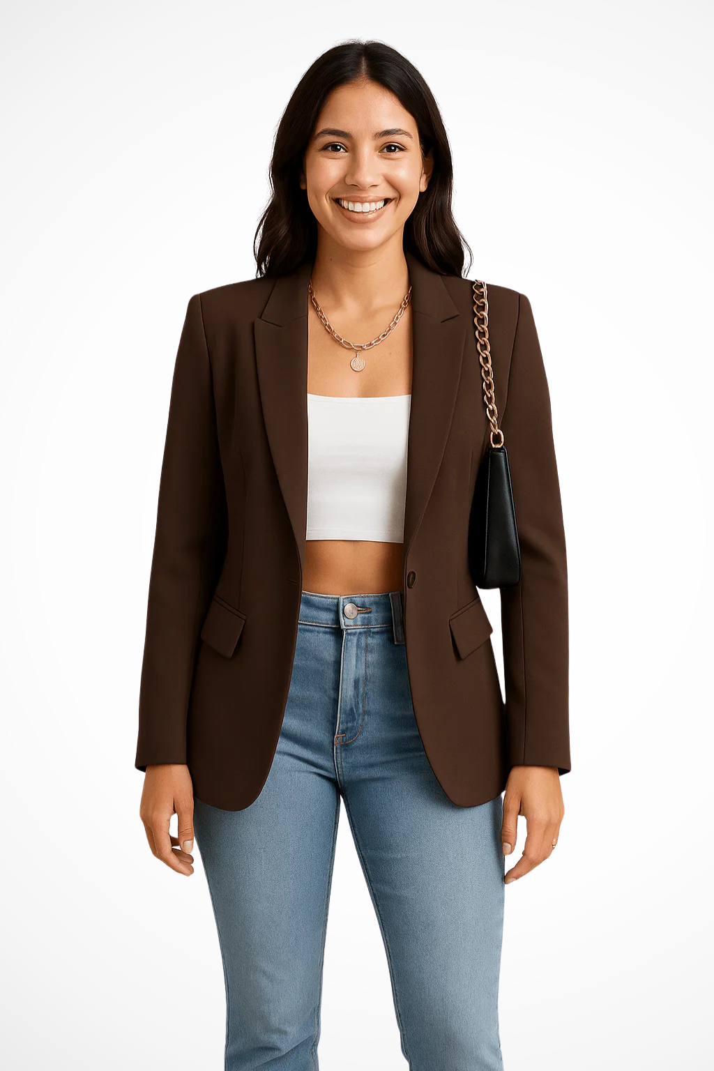Jovita | Elegante e Strutturato Blazer a Un Bottone per Donna 3