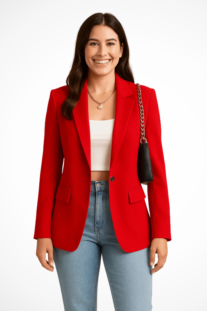 Jovita | Elegante e Strutturato Blazer a Un Bottone per Donna 4
