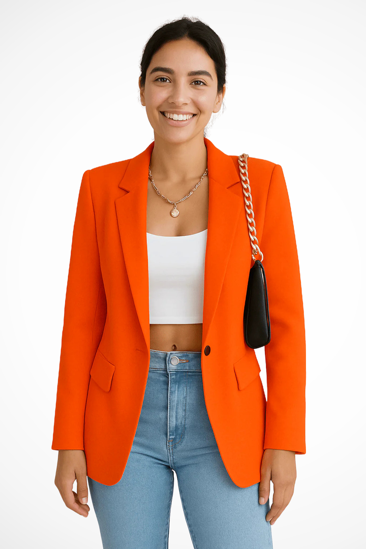Jovita | Elegante e Strutturato Blazer a Un Bottone per Donna 8