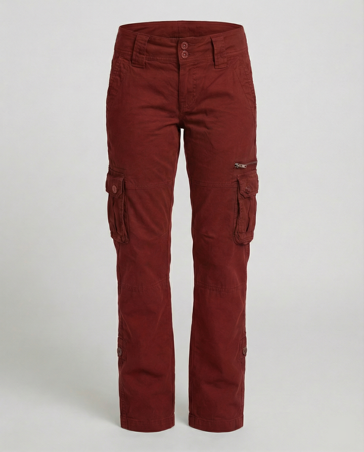 Jovita | Pantaloni Cargo Donna Comodi Moderni Casual Ampia Vestibilità 7