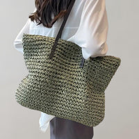Christina | Elegante borsa tote estiva intrecciata oversize