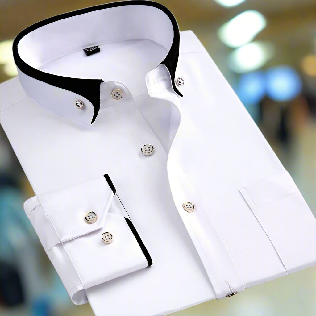 Julian | Elegante Camicia Uomo in Cotone Traspirante a Maniche Lunghe 1