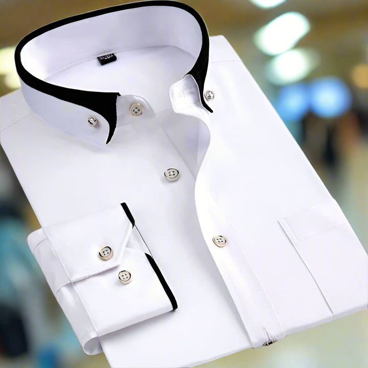 Julian | Elegante Camicia Uomo in Cotone Traspirante a Maniche Lunghe 1