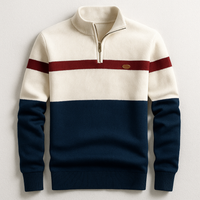 Stephan | Classic Knit Sweater with Quarter Zip