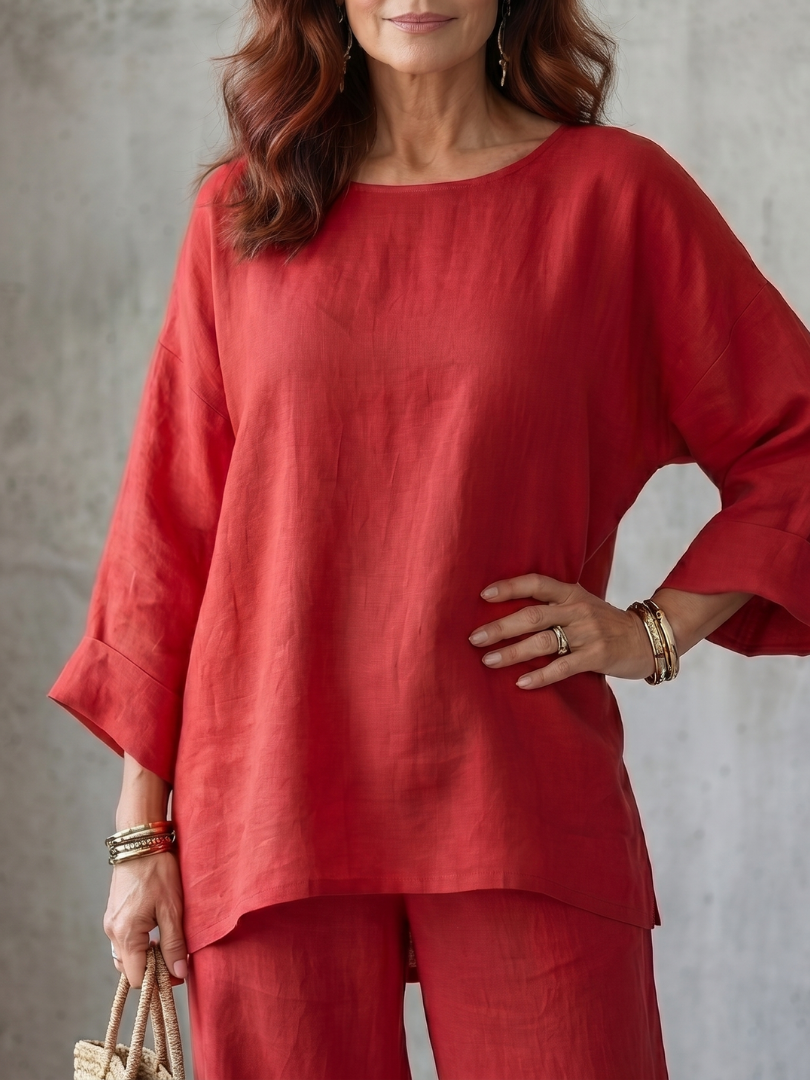 Juna | Elegante e Confortevole Set Tunica e Pantaloni Oversize 2