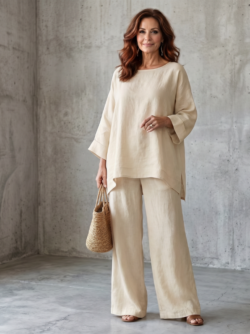 Juna | Elegante e Confortevole Set Tunica e Pantaloni Oversize 3