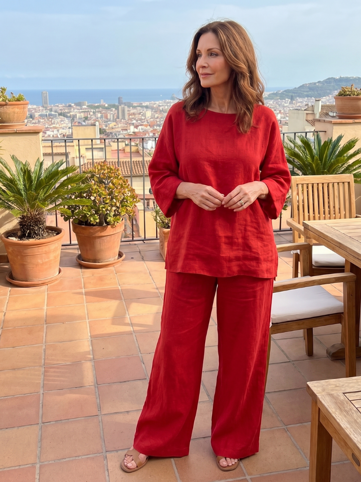 Juna | Elegante e Confortevole Set Tunica e Pantaloni Oversize 5
