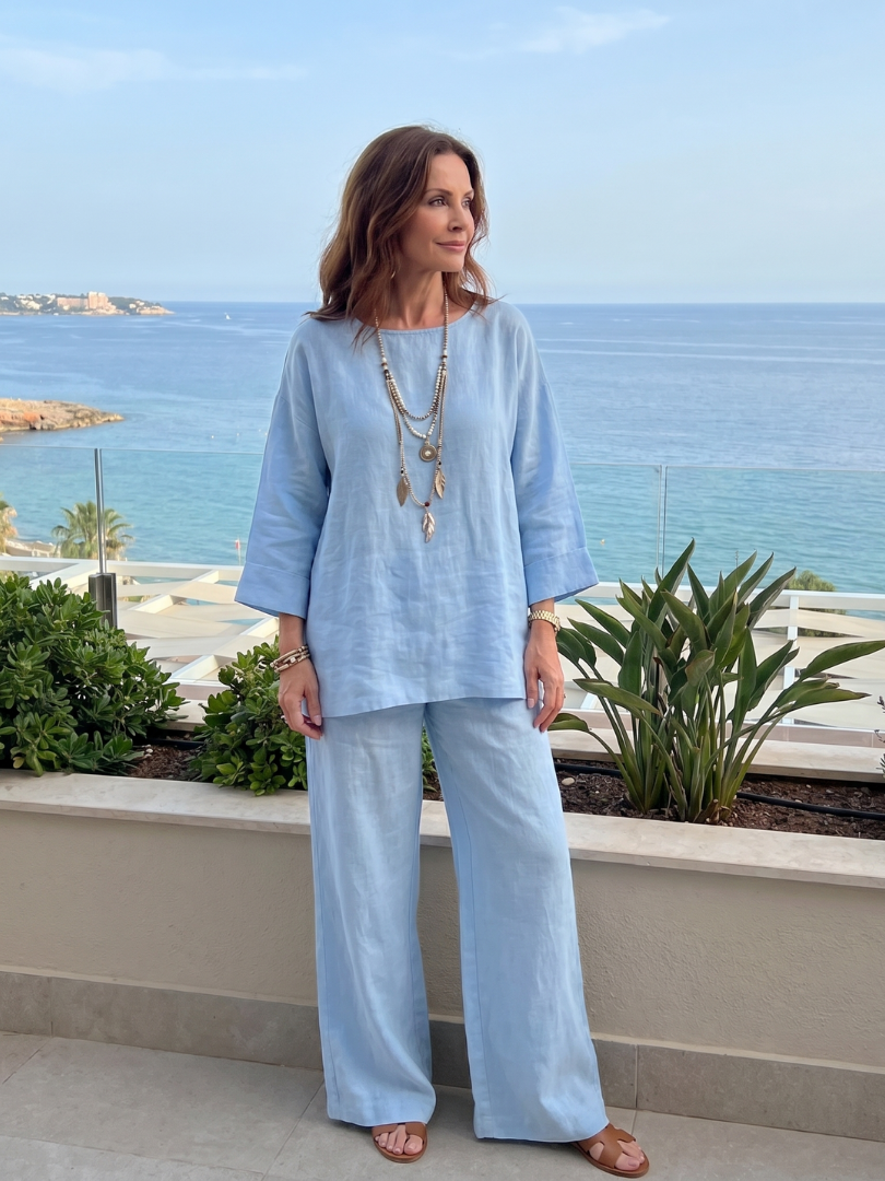 Juna | Elegante e Confortevole Set Tunica e Pantaloni Oversize 7