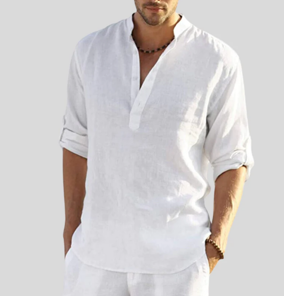 Kaelric | Camicia casual a maniche lunghe da uomo 6
