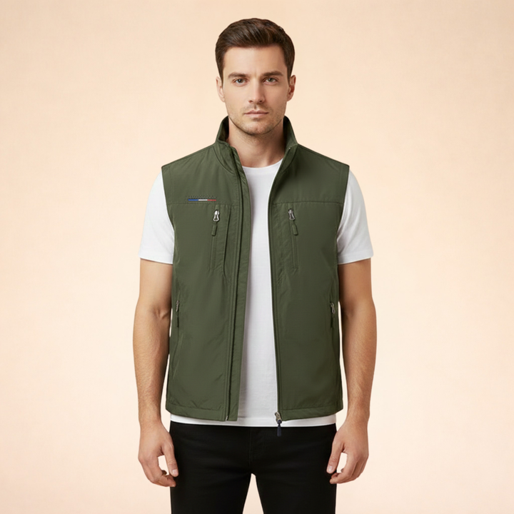 Kairo | Gilet Uomo Cargo Senza Maniche – Leggero, Traspirante & Versatile 2