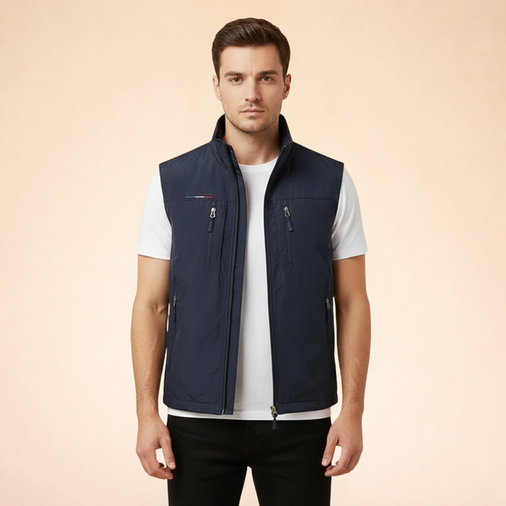 Kairo | Gilet Uomo Cargo Senza Maniche – Leggero, Traspirante & Versatile 3