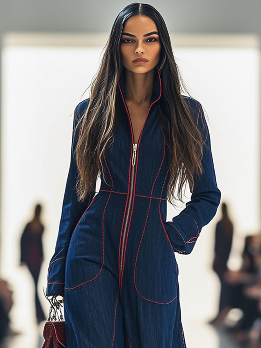 Kara | Elegante Tuta da Donna a Gamba Larga – Comoda e Versatile per Ogni Occasione 2