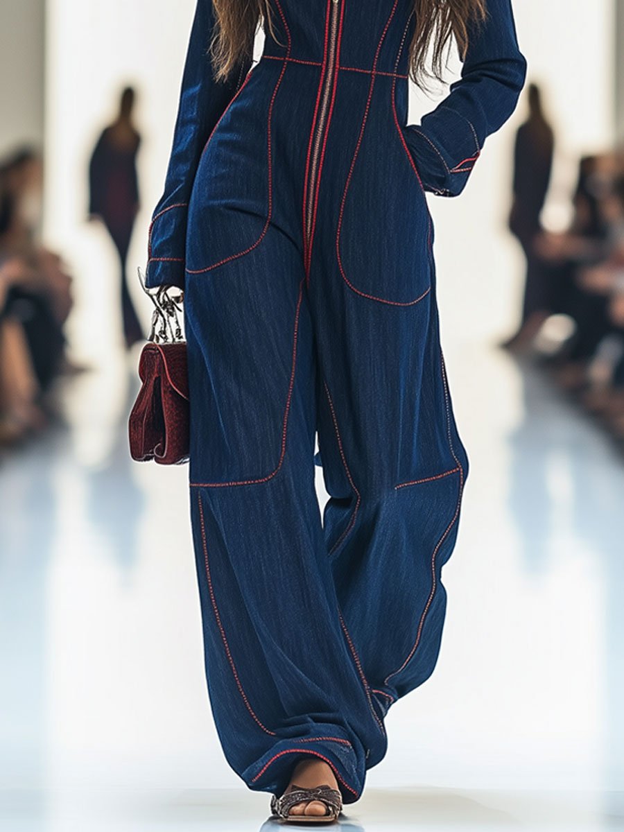 Kara | Elegante Tuta da Donna a Gamba Larga – Comoda e Versatile per Ogni Occasione 3