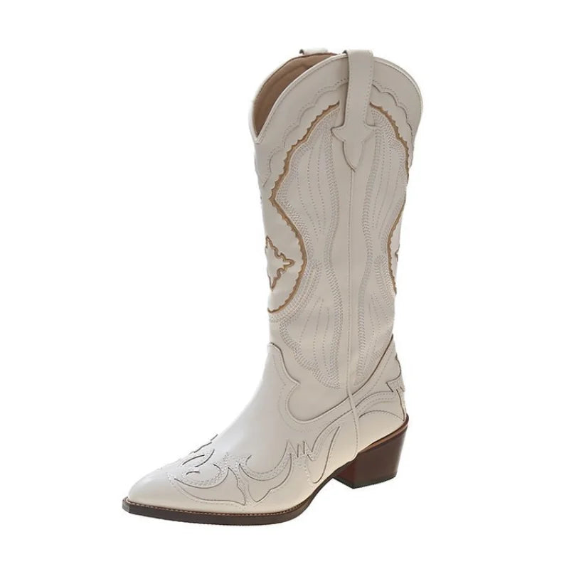 Karolin | Stivali da cowboy western impermeabili ricamati 4