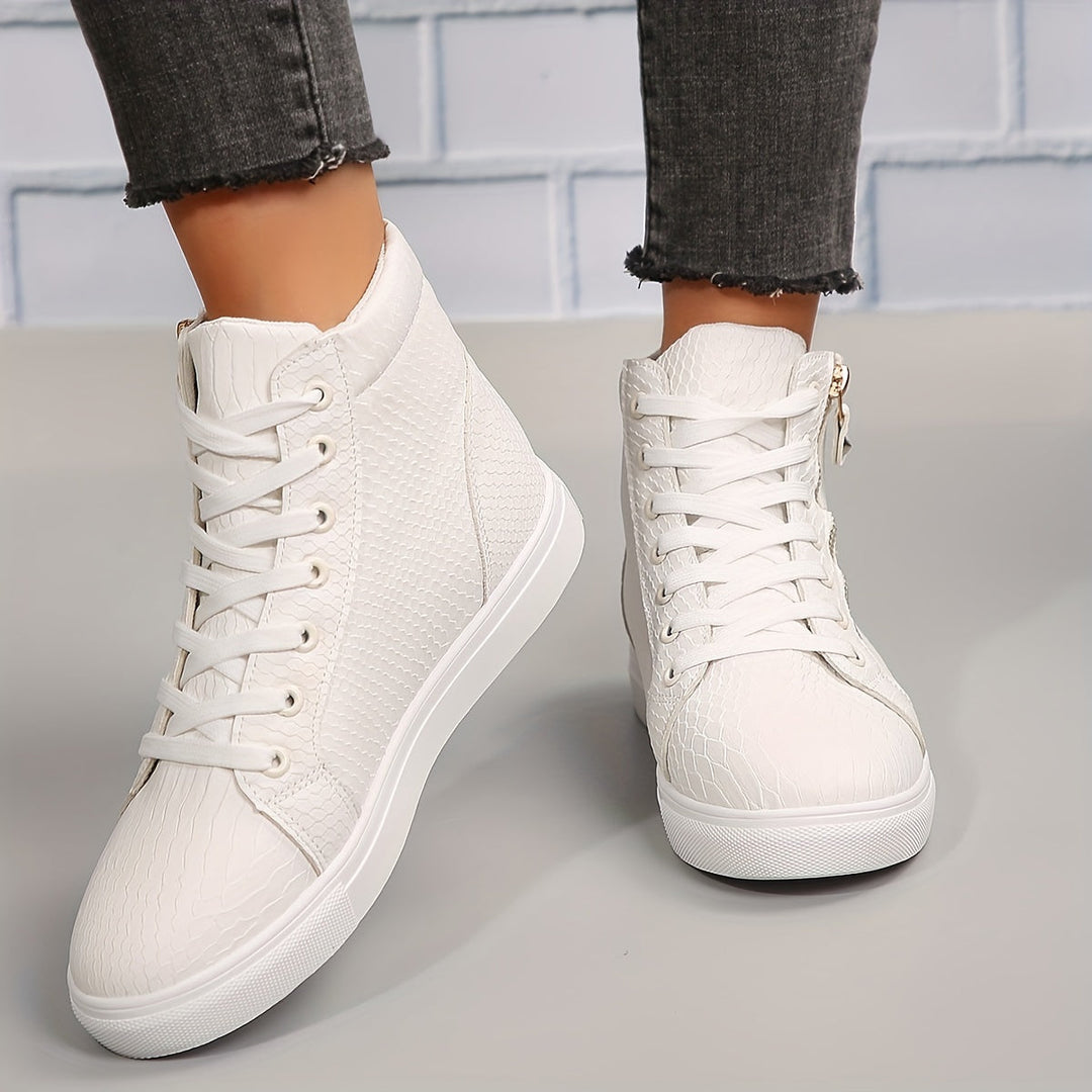 Katia | Eleganti Sneakers Donna Alte – Comode e Versatili Scarpe da Ginnastica 2