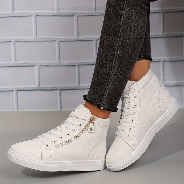 Katia | Eleganti Sneakers Donna Alte – Comode e Versatili Scarpe da Ginnastica 4