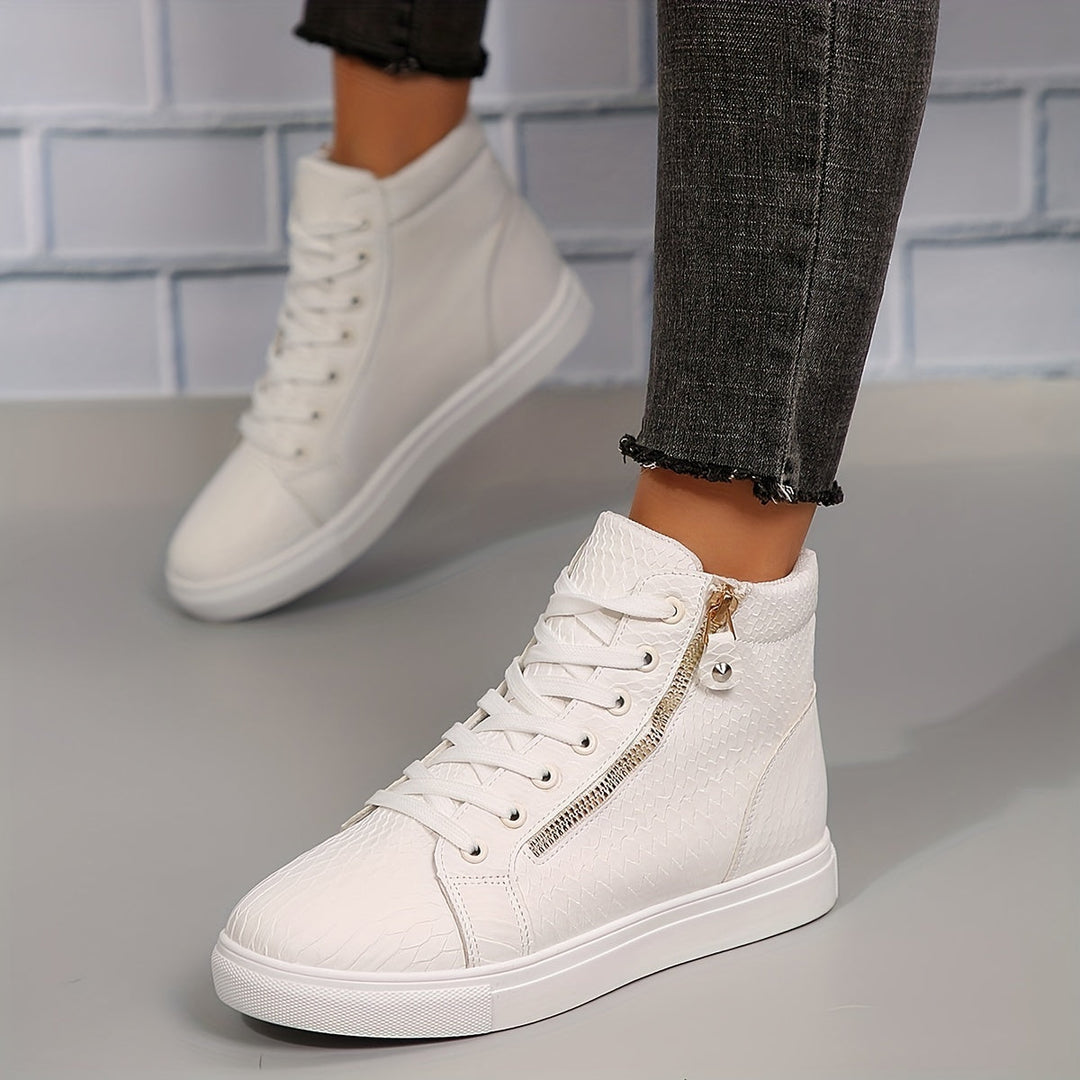 Katia | Eleganti Sneakers Donna Alte – Comode e Versatili Scarpe da Ginnastica 9