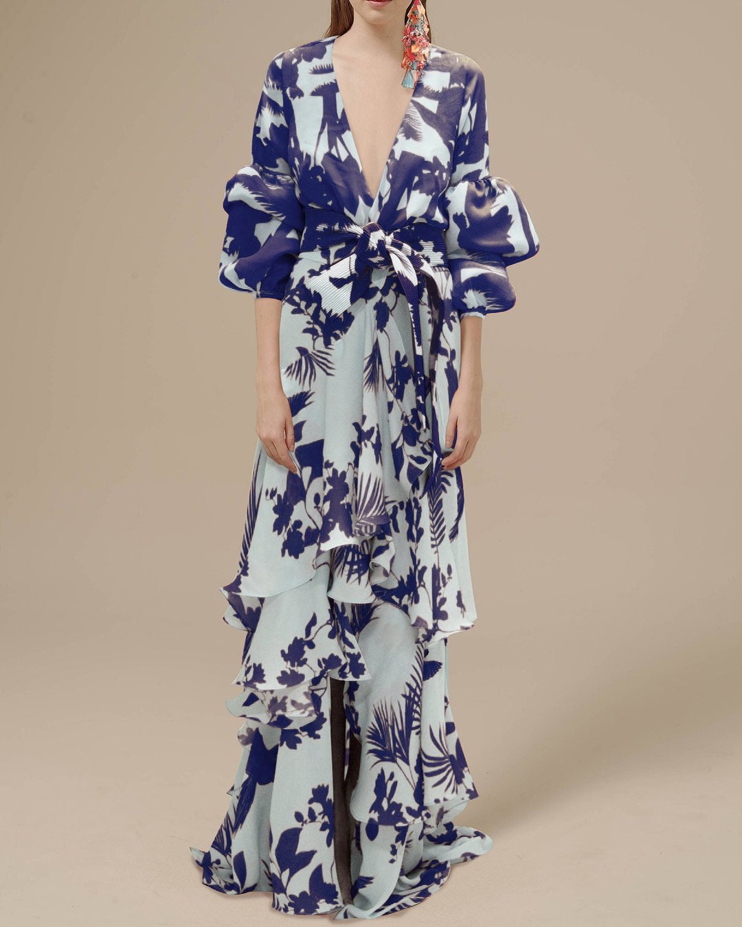 Katrina | Elegante Maxi Abito Donna Floreale per Cerimonia e Occasioni Speciali 2
