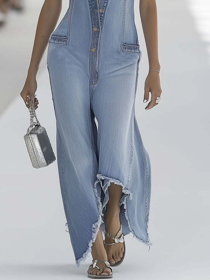 Katrina | Elegante e Leggera Tuta Donna – Design Senza Maniche e Gamba Larga per l'Estate 4