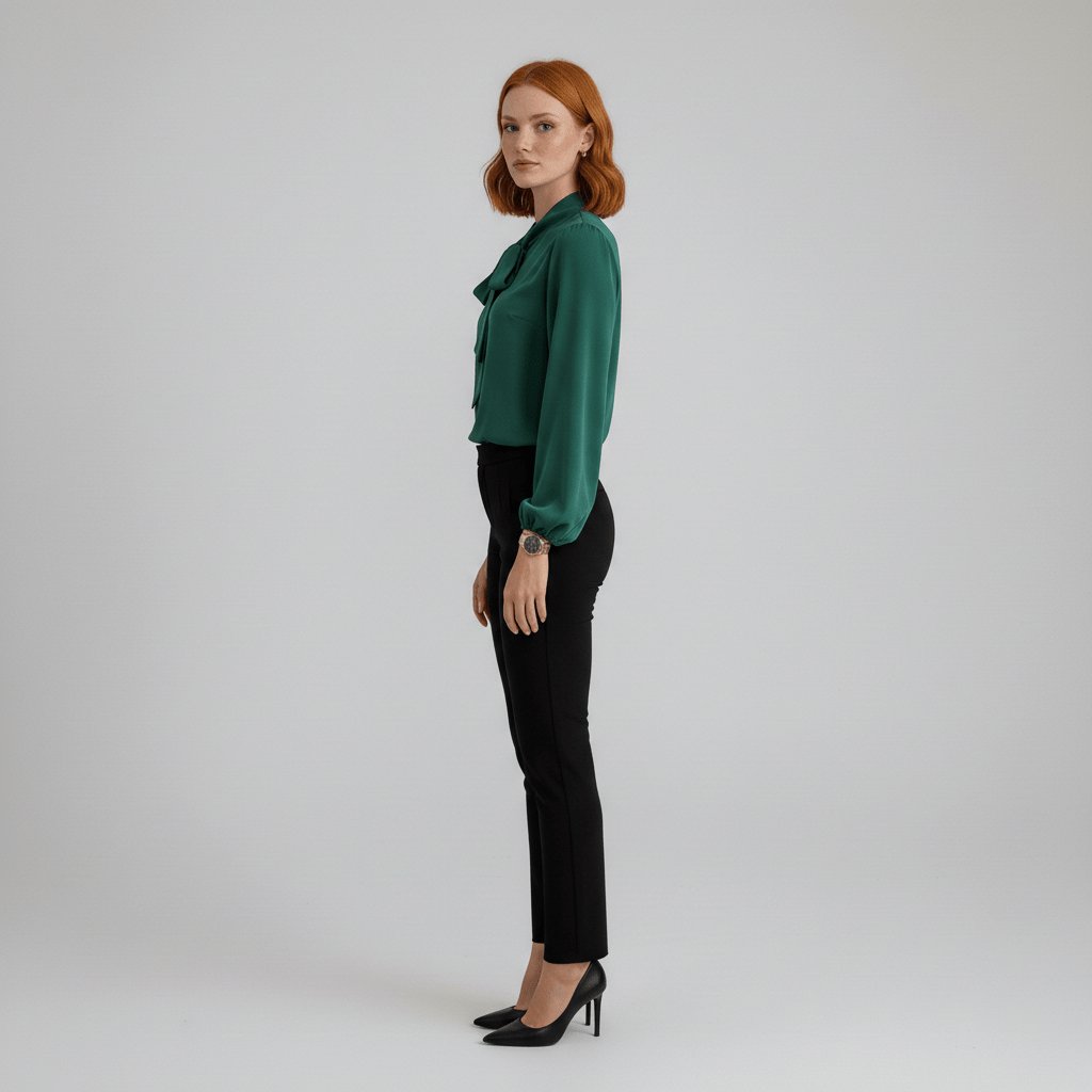 Kayleigh | Camicetta a maniche lunghe comoda ed elegante con fiocco 5
