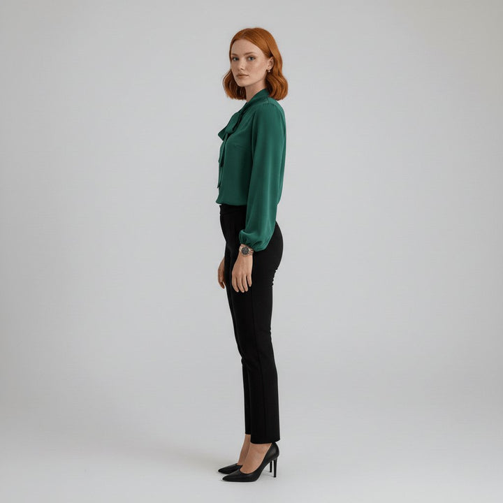 Kayleigh | Camicetta a maniche lunghe comoda ed elegante con fiocco 5