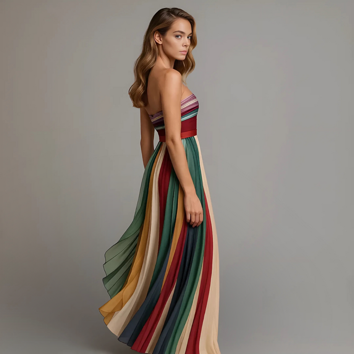 Kestrel | Elegante Abito Lungo Estivo Senza Spalline per un Look Raffinato 2