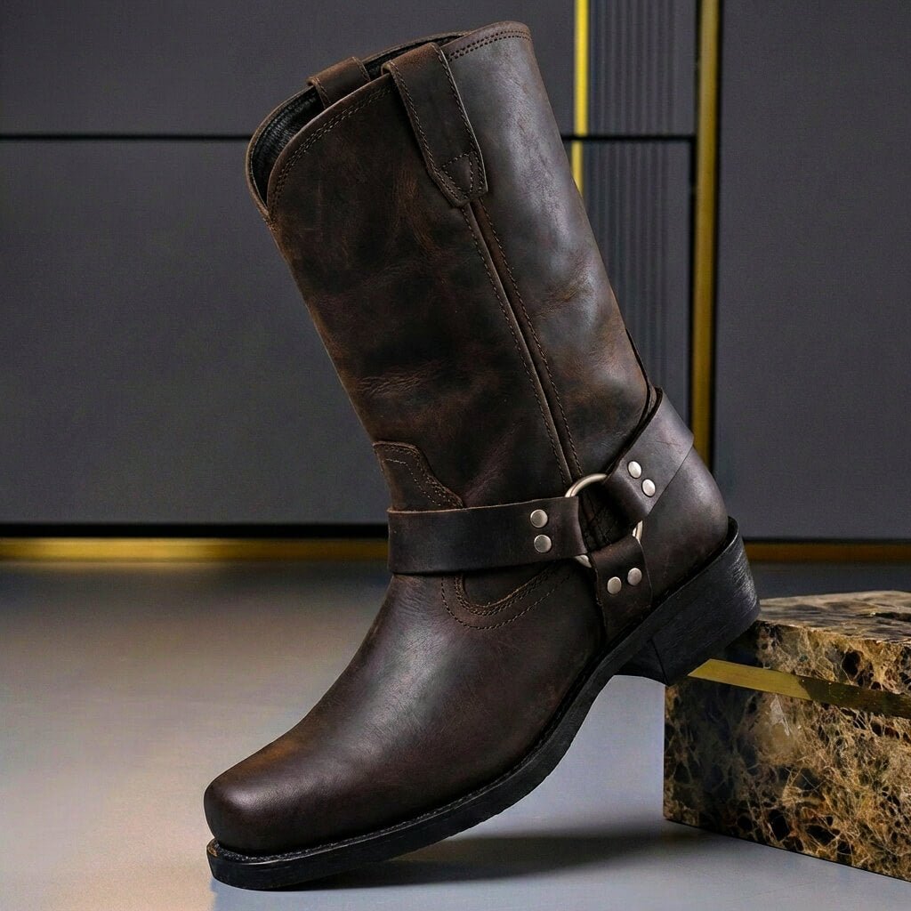 Kevin | Stivali classici, eleganti e senza tempo, realizzati in vera pelle 1