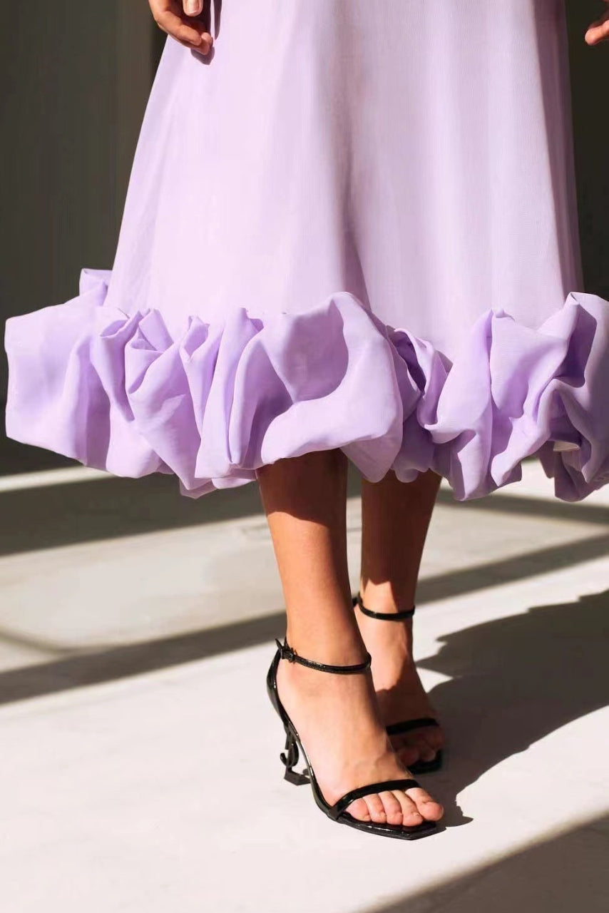 Kira | Abito da Sposa Elegante Comodo Stampa Fluida 8