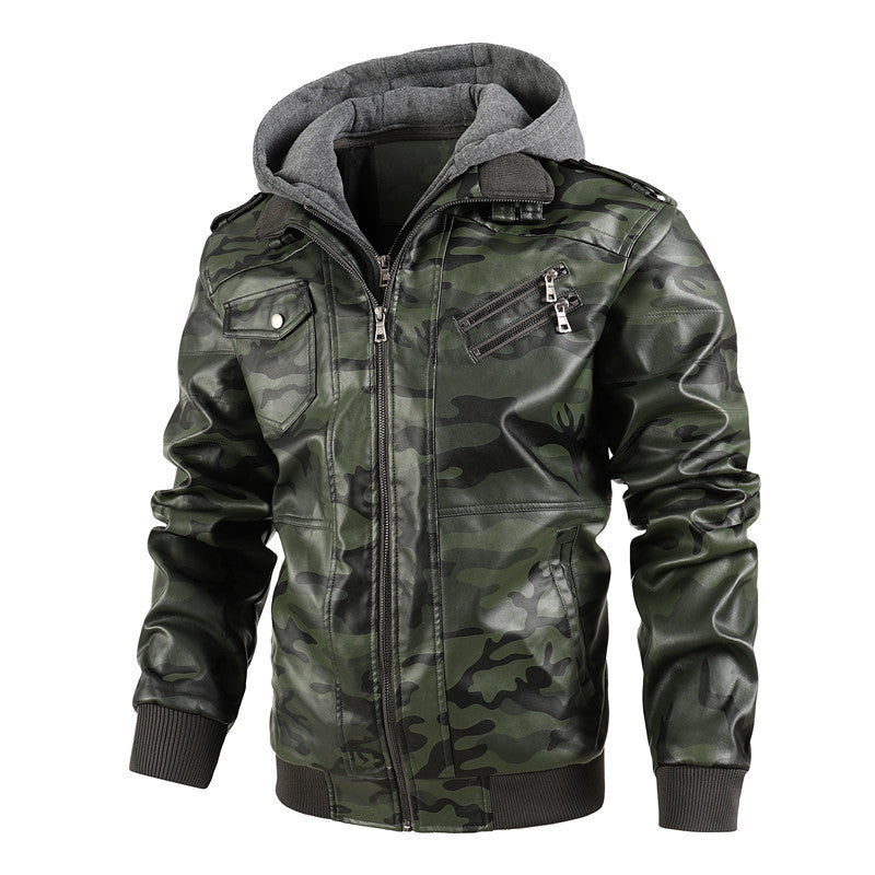 Kivits | Giacca Pelle Uomo – Elegante, Comoda &amp; Versatile con Cappuccio 6