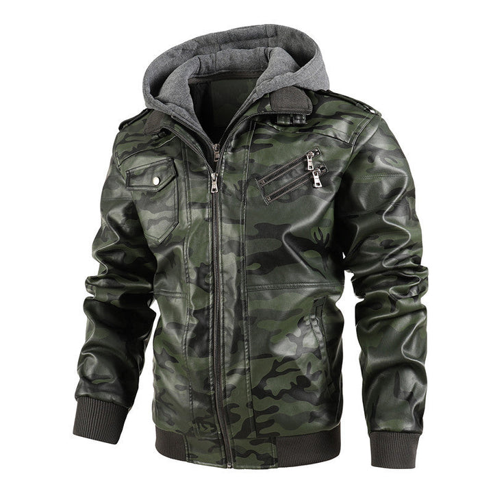 Kivits | Giacca Pelle Uomo – Elegante, Comoda &amp; Versatile con Cappuccio 6