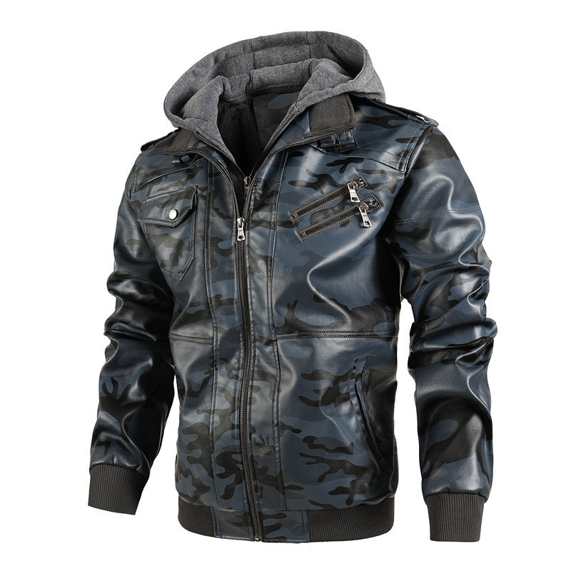 Kivits | Giacca Pelle Uomo – Elegante, Comoda &amp; Versatile con Cappuccio 7