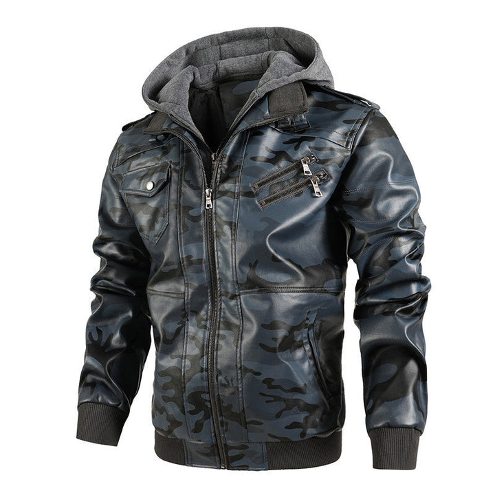 Kivits | Giacca Pelle Uomo – Elegante, Comoda &amp; Versatile con Cappuccio 7