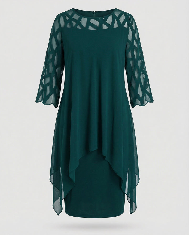 Klara | Elegante e Confortevole Abito Midi Taglie Forti 7