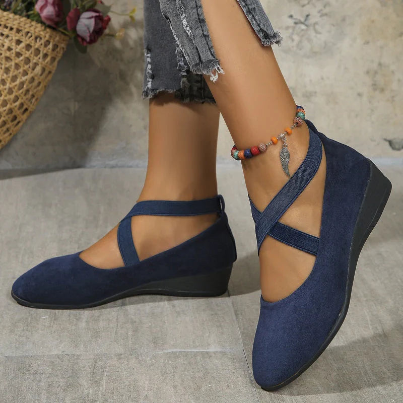 Klaudia | Eleganti Ballerine con Tacco Nere per Donna, Comode e Flessibili 1